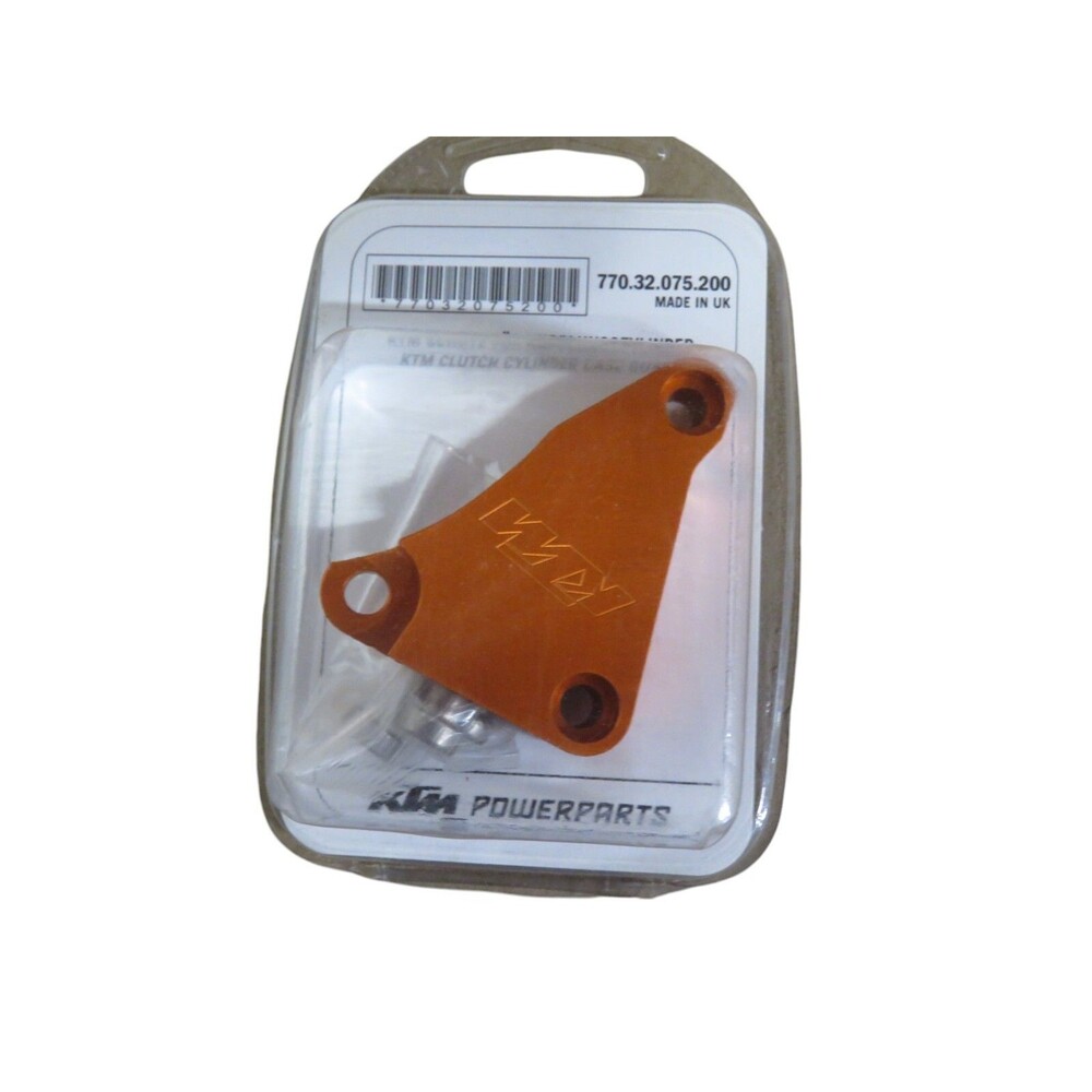 2007-2010 KTM SX-F XC-F CLUTCH SLAVE CYLINDER GUARD ORANGE NOS OEM 77032075200